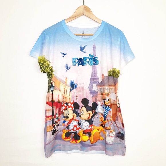 Disney parks, Paris, Minnie, and Mickey graphic T-shirt - Picture 9 of 9